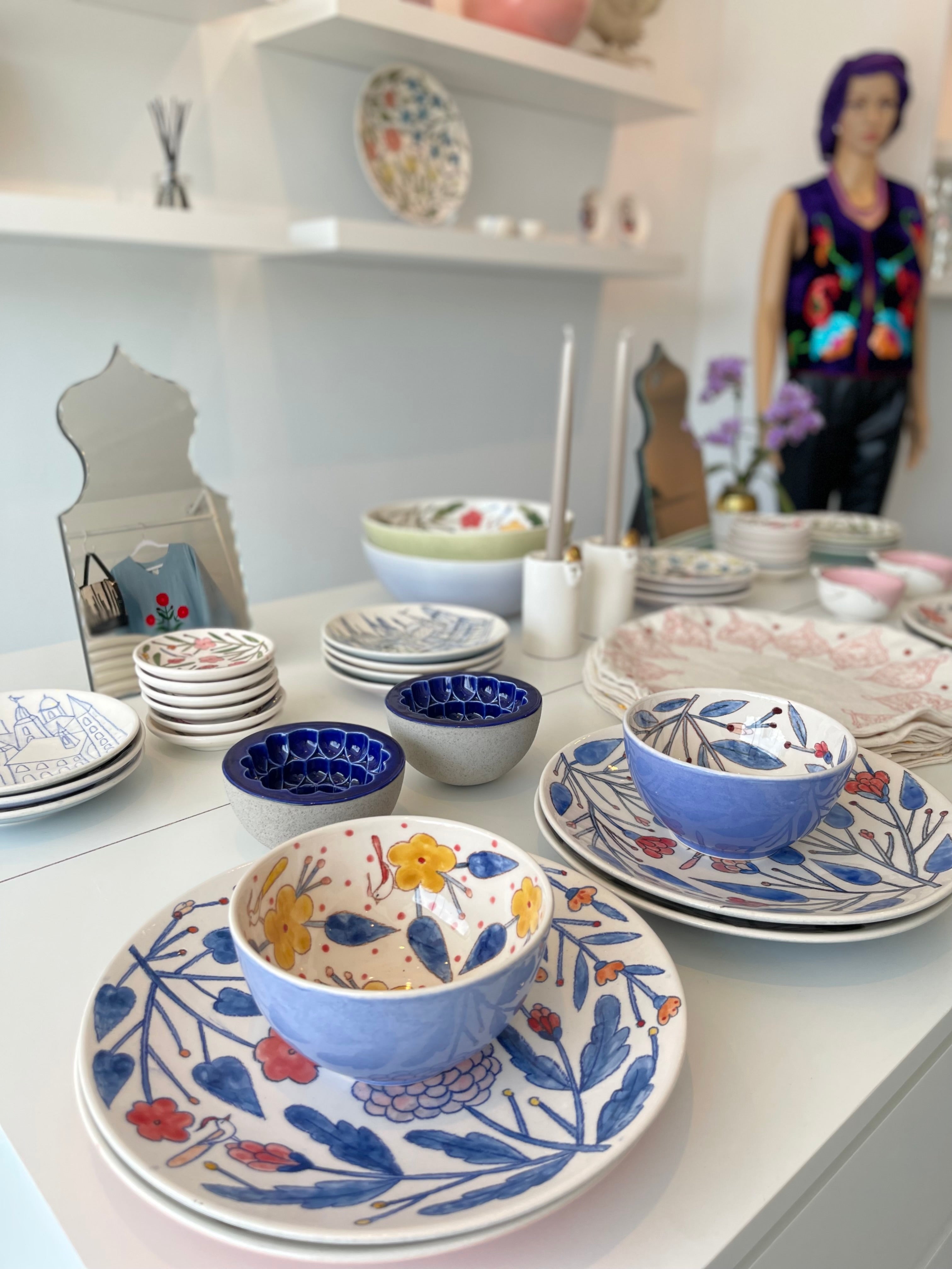 Laleh Hand-painted Ceramic