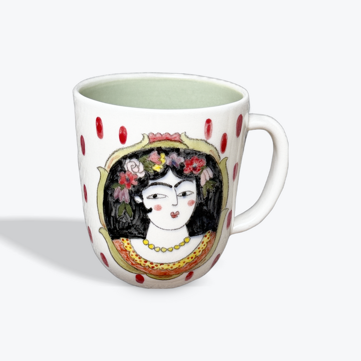Underglaze Hand-painted Ceramic Mug
