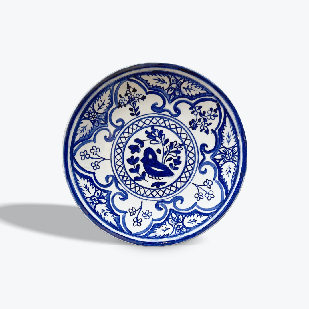 Hand-Painted ceramic plate 30cm