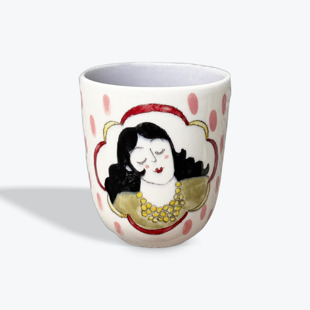 Underglaze Hand-painted Ceramic Mug