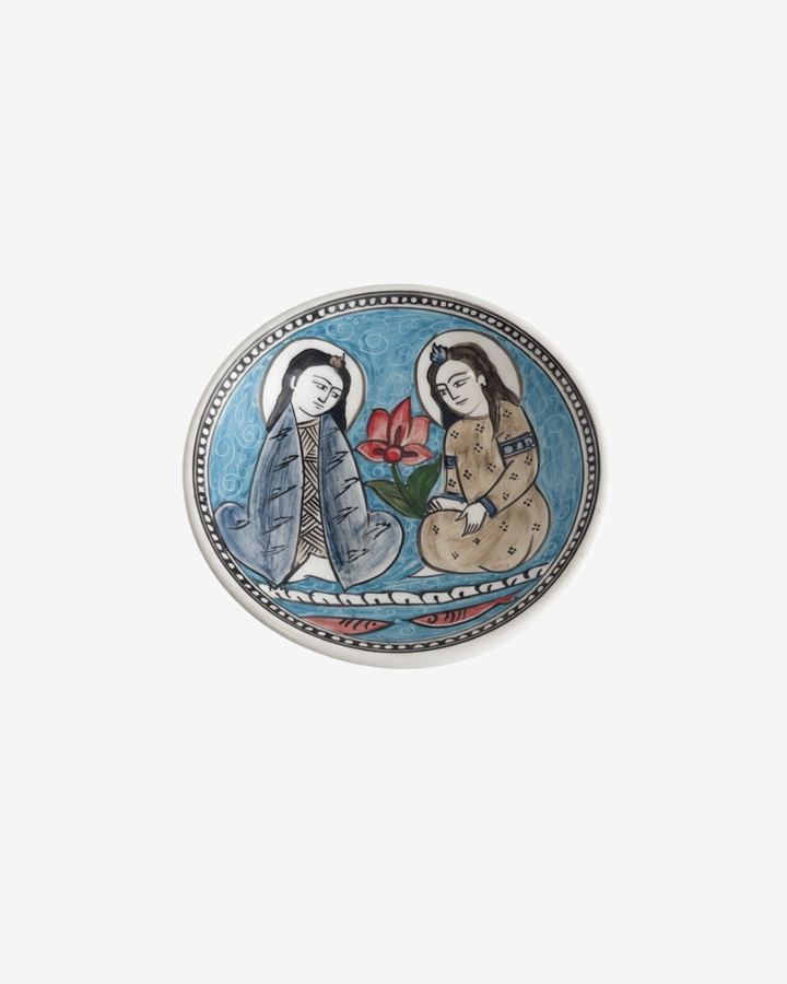Afsaneh Hand-Painted Ceramic Plate