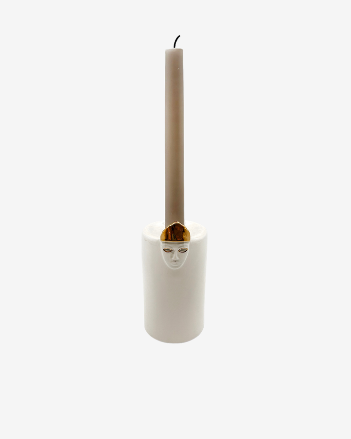 Asatir Hand-Glazed Sculptural Candle Holder