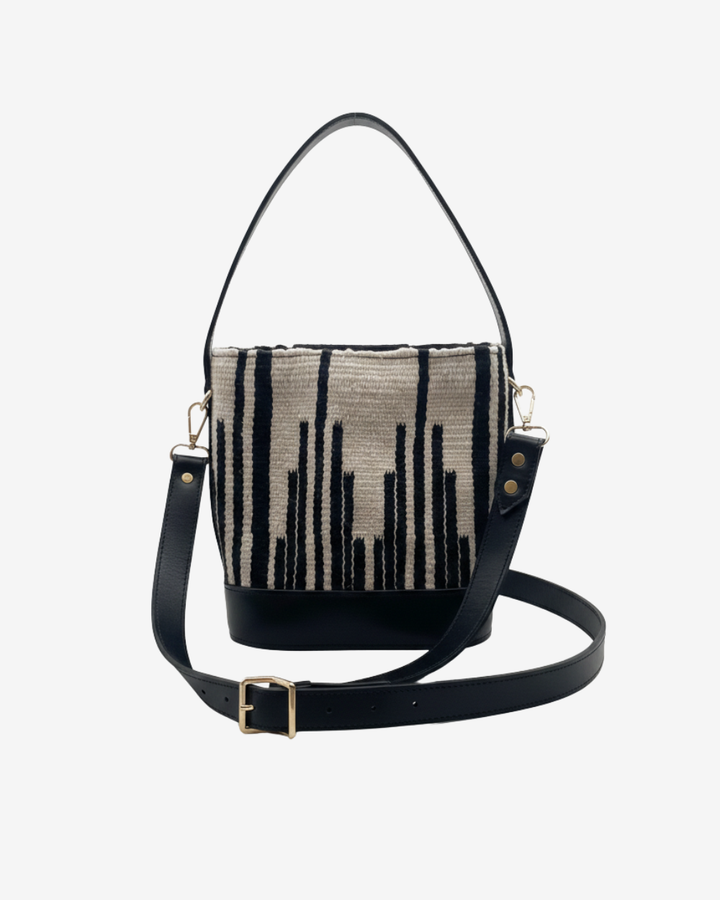 Bakhtiyari Hand-woven Tasseled Bucket Bag