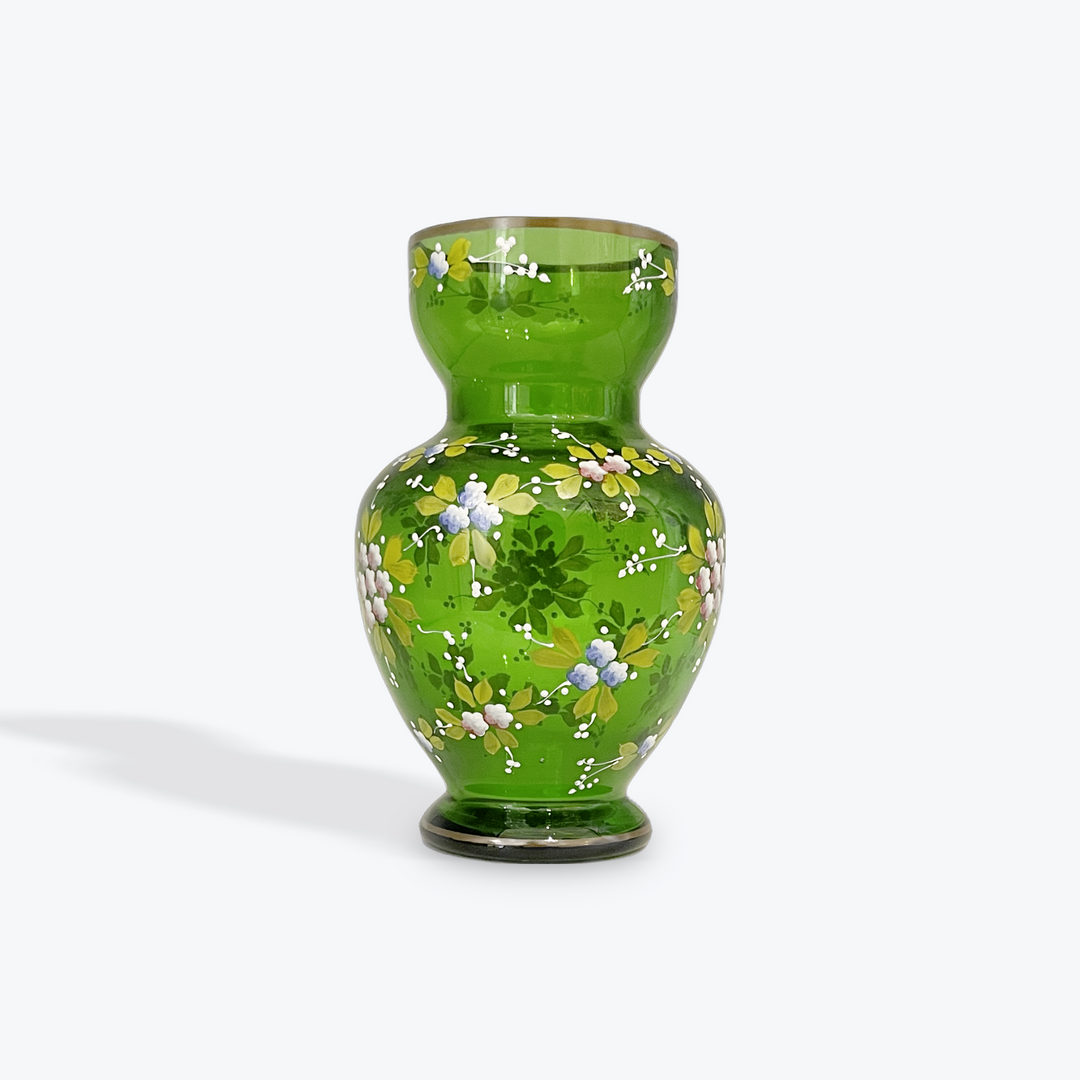 Handcrafted Cut Glass Vase