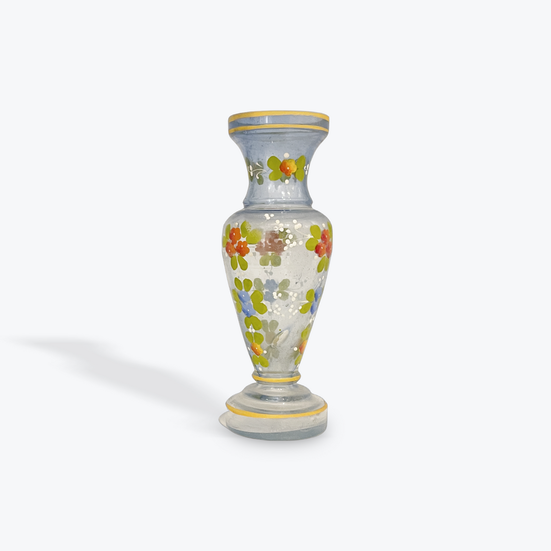Handcrafted Hand-painted Glass vase