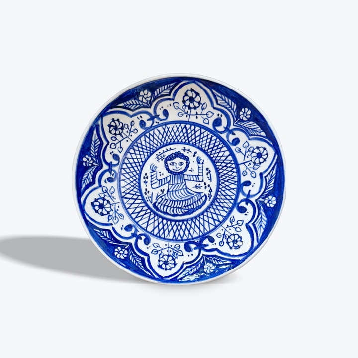 Hand-Painted ceramic plate 30cm