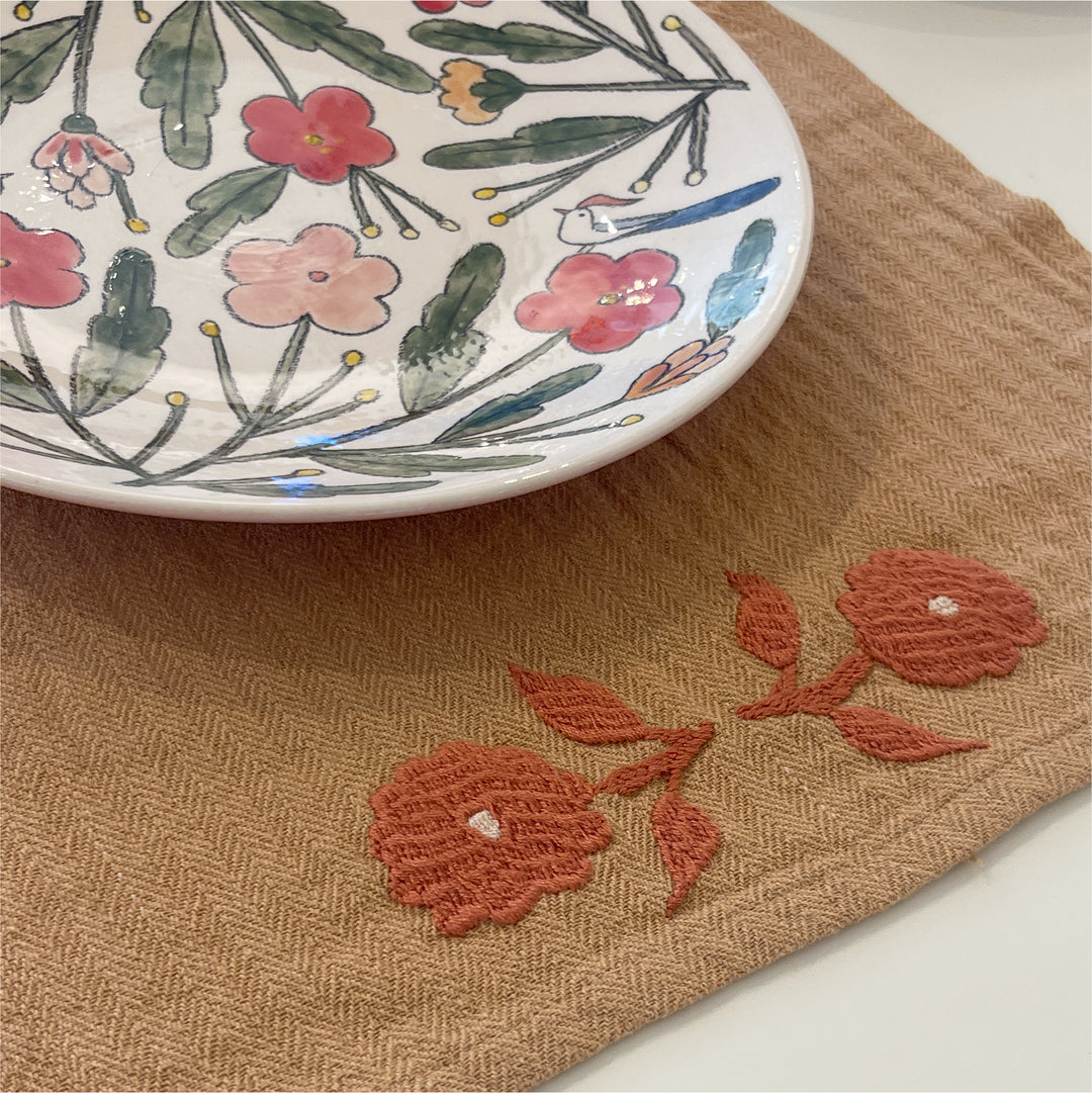 plate mat 30*42cm hand-embroidery