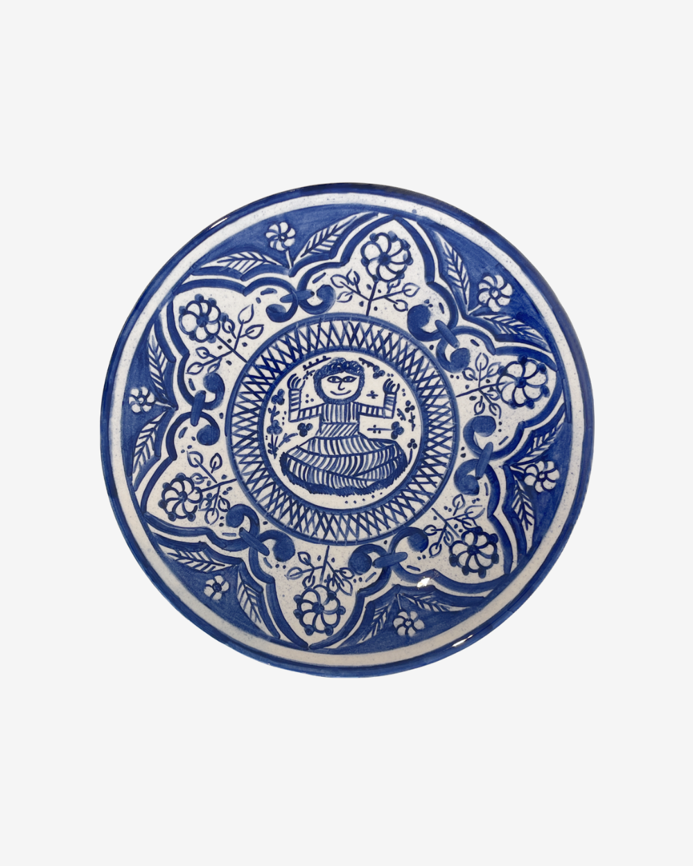 Miras 30cm Hand-Painted Heritage Ceramic Plate