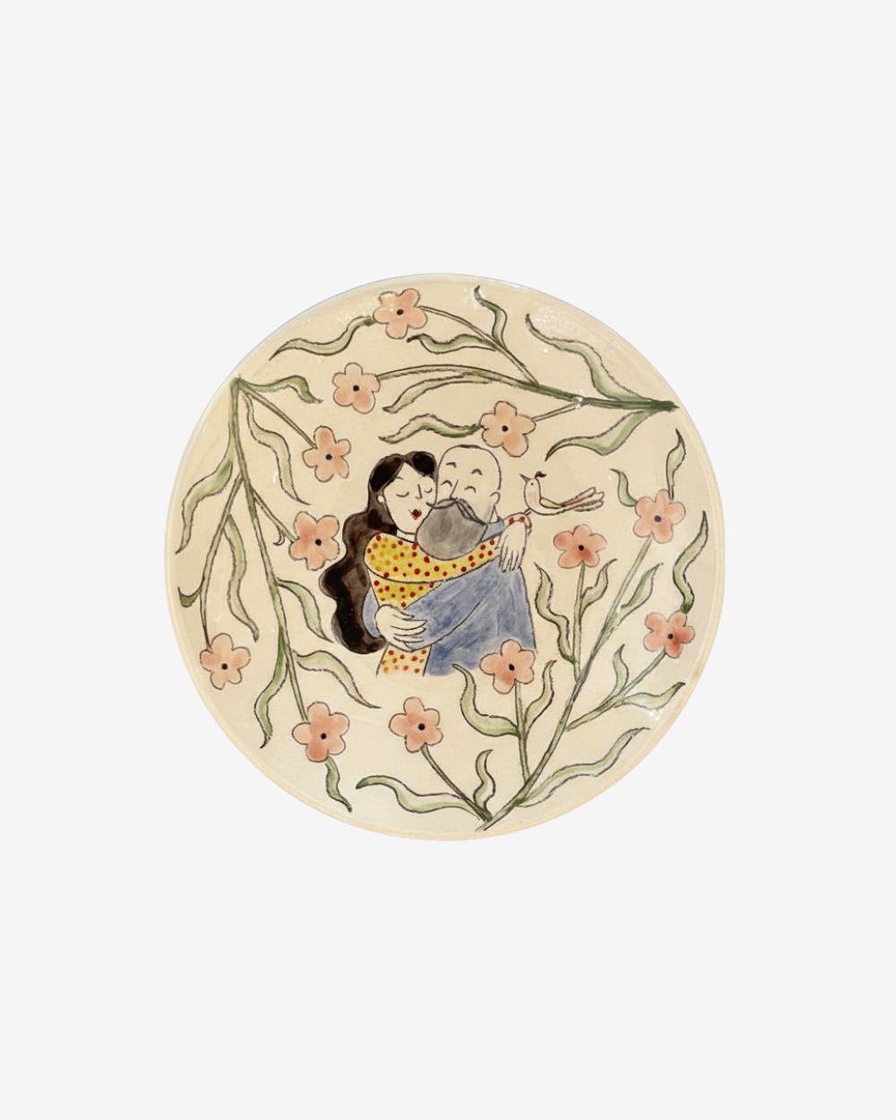 Naghsh Hand-Painted Artisan Ceramic Plate (20cm)