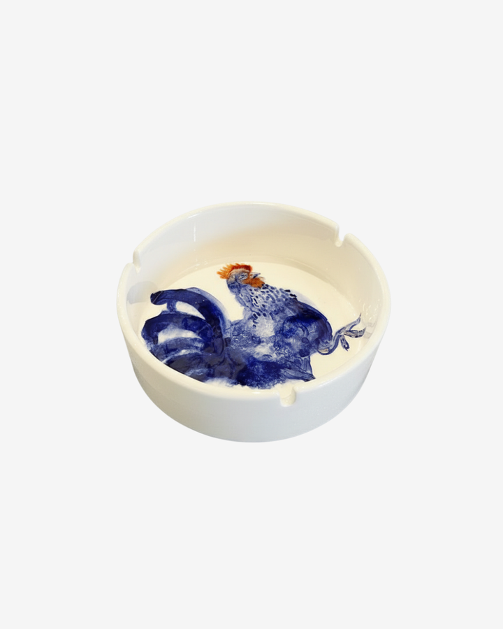 Sahar Hand-Painted Ceramic Ashtray
