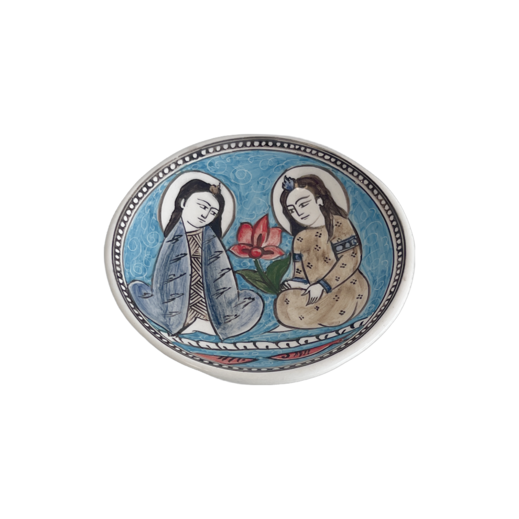 plate painted 12 cm (zirlaabi)