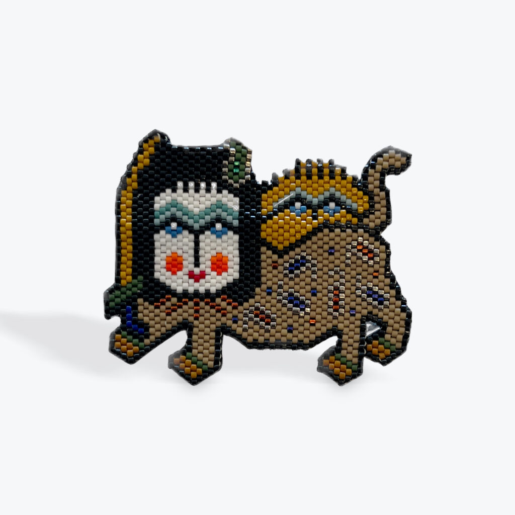 brooch 7cm (Shir o khorshid)